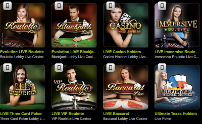 ComeOn! Live casino