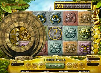 Gonzo's Quest screenshot